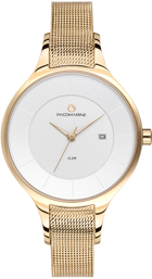 Pacomarine PM.51024.10 Takvimli 34 mm Altın Çelik Kordon Analog Kadın Kol Saati