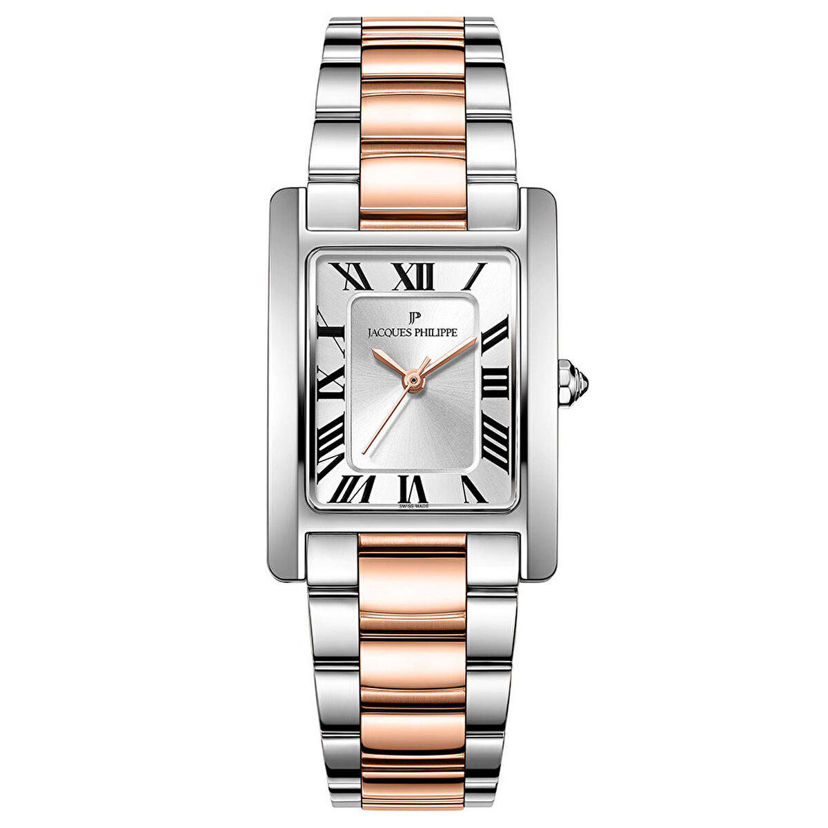 Jacques Philippe JPQLS657328RG 24.5 mm Gri-Rose Gold Çelik Kordon Analog Kadın Kol Saati