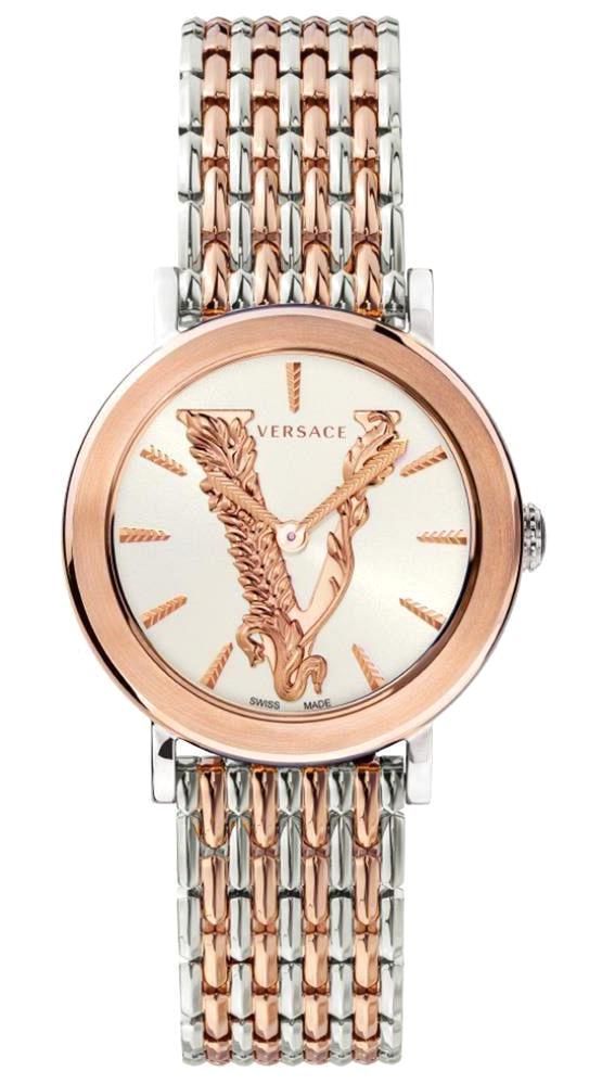 Versace VRSCVEHC00719 36 mm Gri-Rose Gold Çelik Kordon Analog Kadın Kol Saati