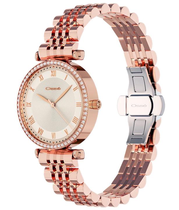 Osse 10108LC 32.5 mm Rose Gold Metal Kordon Analog Kadın Kol Saati