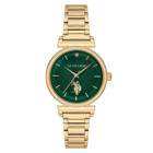 U.S. Polo Assn USPA2070-04 32 mm Altın Çelik Kordon Analog Kadın Kol Saati