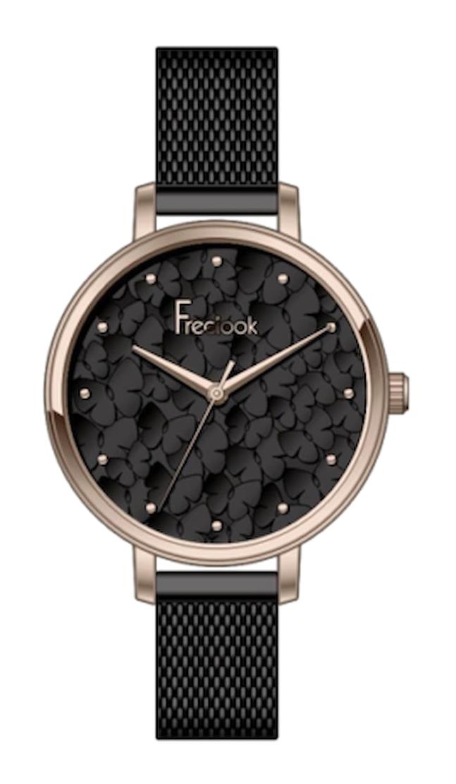 Freelook F.1.1072.04 34 mm Siyah Metal Kordon Analog Kadın Kol Saati