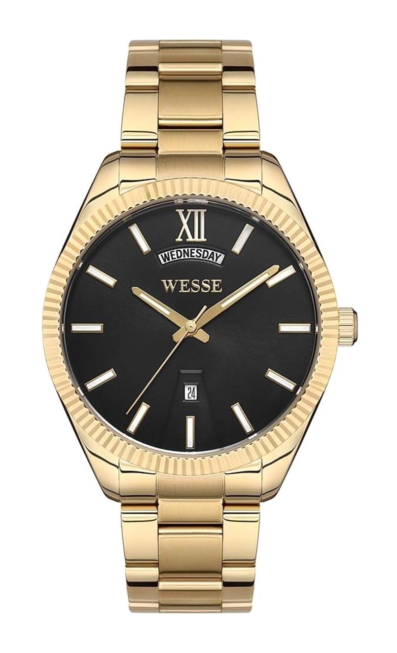 Wesse WWG205505 42 mm Altın Çelik Kordon Analog Kadın Kol Saati