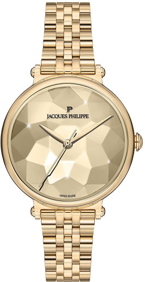 Jacques Philippe JPQLS1123X4 34 mm Altın Çelik Kordon Analog Kadın Kol Saati