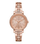 Michael Kors MK4354 Takvimli 36 mm Rose Gold Çelik Kordon Analog Kadın Kol Saati