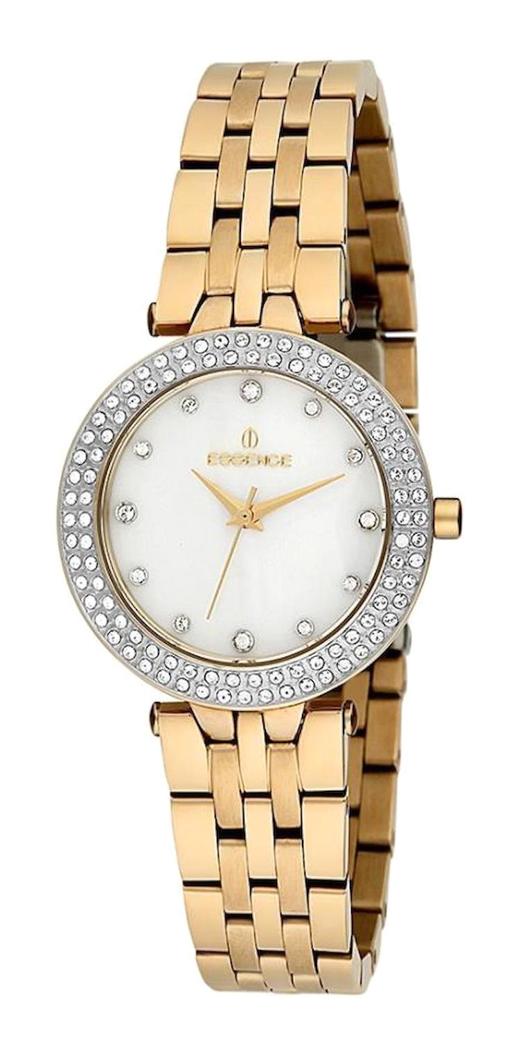 Essence D1007.120 32 mm Altın Çelik Kordon Analog Kadın Kol Saati