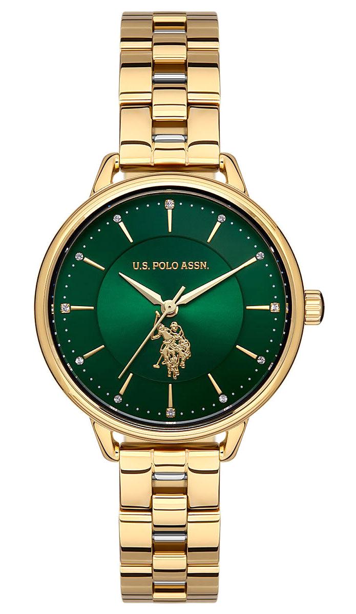 U.S. Polo Assn USPA2013-07 33 mm Altın Çelik Kordon Analog Kadın Kol Saati