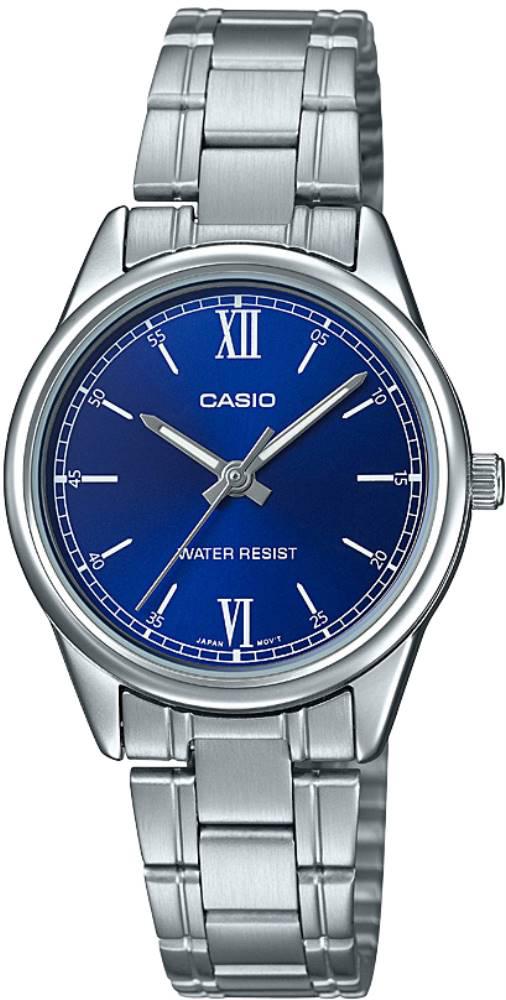Casio LTP-V005D-2B2UDF 28 mm Gri Çelik Kordon Analog Kadın Kol Saati