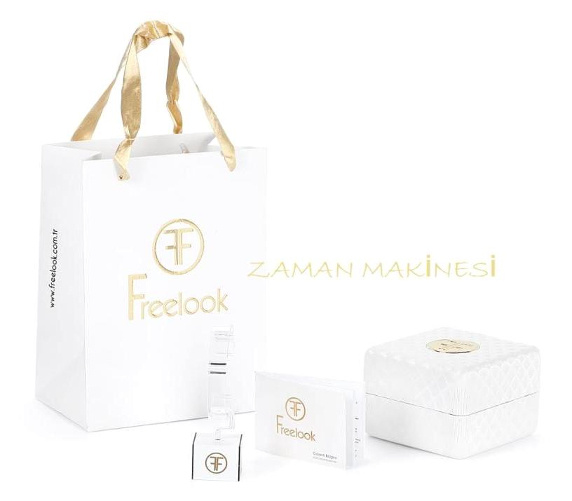 Freelook F.11.1004.06 38 mm Siyah Çelik Kordon Analog Kadın Kol Saati