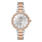 Nacar NC34-39B662-ESMS Takvimli 33 mm Gri-Rose Gold Çelik Kordon Analog Kadın Kol Saati