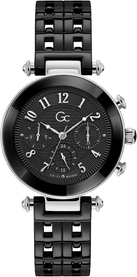 Guess GCY65003L2MF Takvimli 36 mm Siyah Metal Kordon Analog Kadın Kol Saati