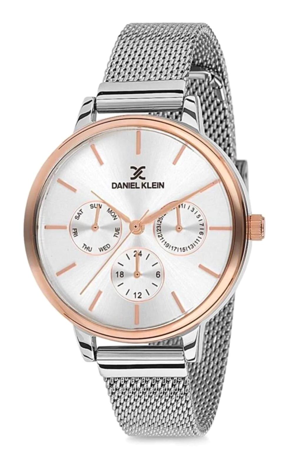 Daniel Klein DK012391E-04 Gri Çelik Kordon Analog Kadın Kol Saati