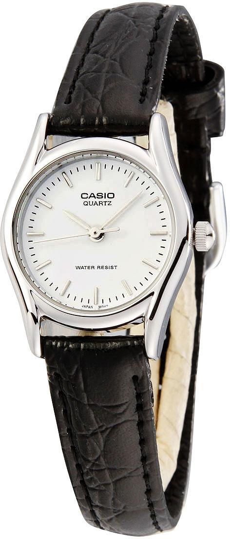 Casio LTP-1094E-7ARDF 23 mm Siyah Deri Kordon Analog Kadın Kol Saati