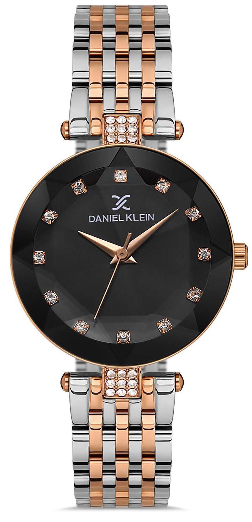 Daniel Klein DKE.1.10350.4 33 mm Gri-Rose Gold Çelik Kordon Analog Kadın Kol Saati