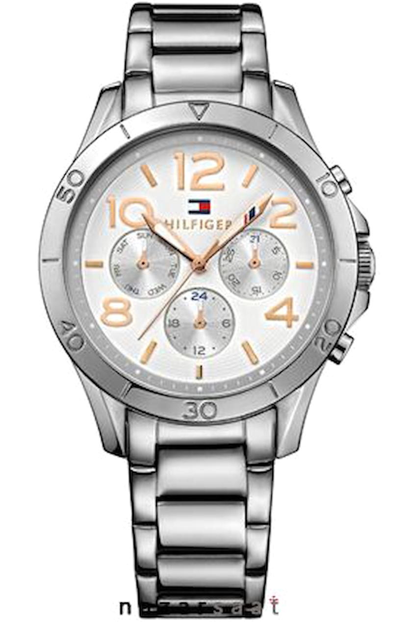 Tommy Hilfiger TH1781526 Takvimli 38 mm Gri Metal Kordon Analog Kadın Kol Saati