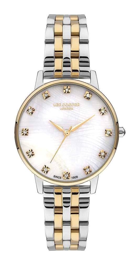 Lee Cooper LC07402.230 40 mm Altın Çelik Kordon Analog Kadın Kol Saati
