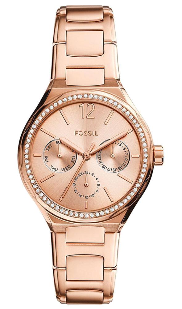Fossil FBQ3721 36 mm Rose Gold Çelik Kordon Analog Kadın Kol Saati