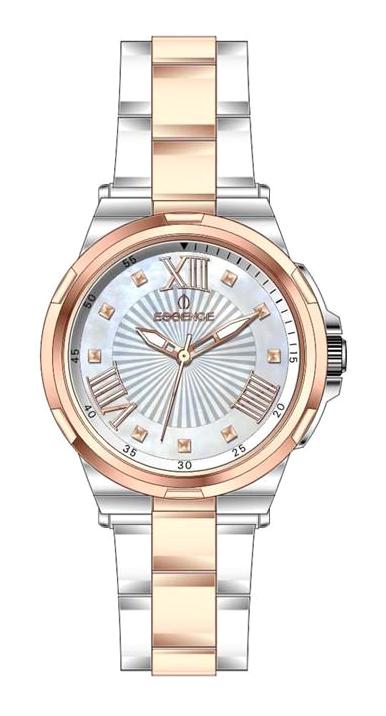 Essence ES6742FE.520 37 mm Gri-Rose Gold Çelik Kordon Analog Kadın Kol Saati