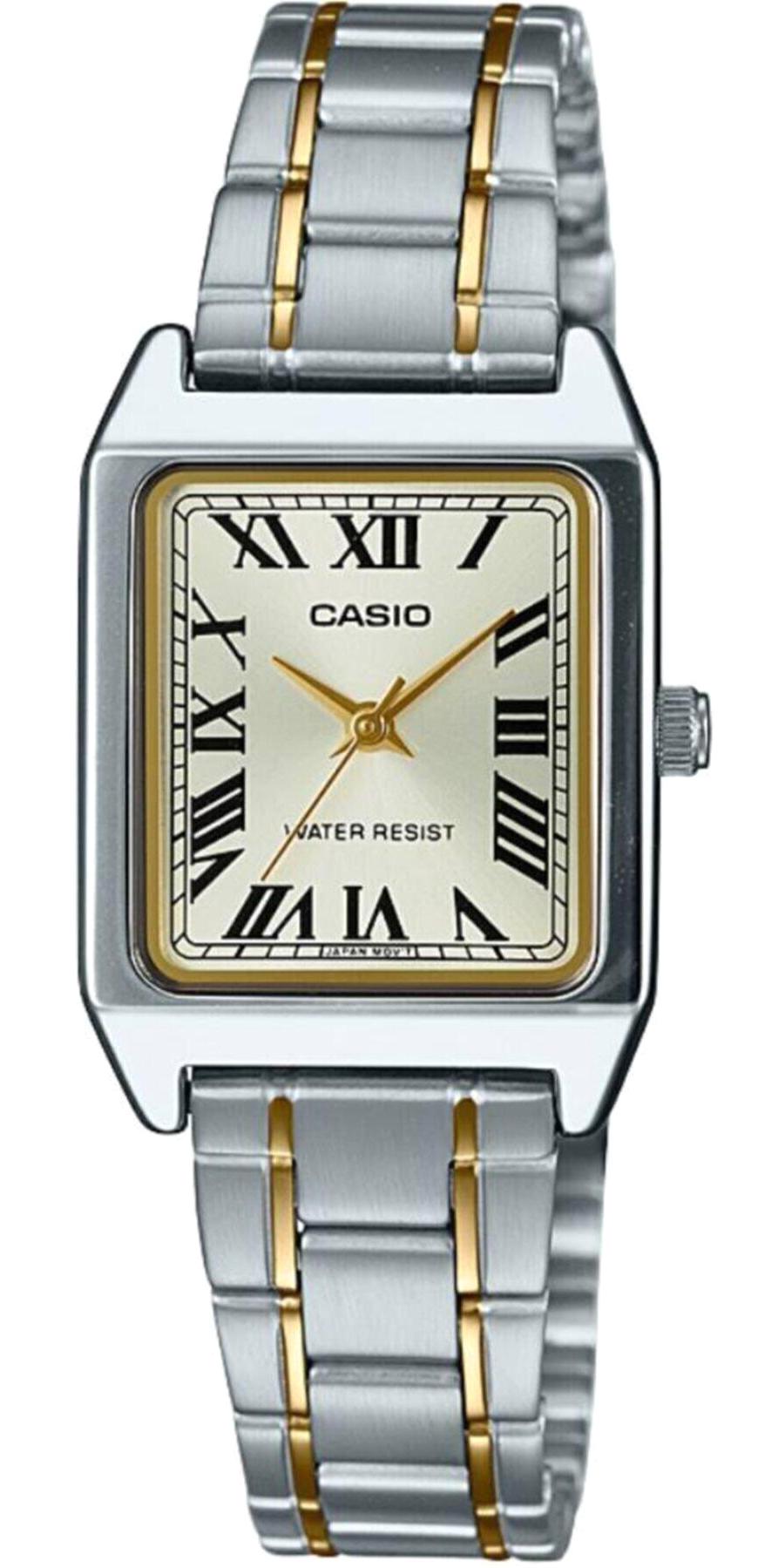 Casio LTP-V007SG-9BUDF 22 mm Altın-Gri Çelik Kordon Analog Kadın Kol Saati