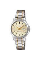 Casio LTP-V004SG-9AUDF Takvimli 30 mm Altın-Gri Çelik Kordon Analog Kadın Kol Saati