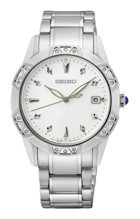 Seiko SKK727P Takvimli 33.2 mm Gri Çelik Kordon Analog Kadın Kol Saati