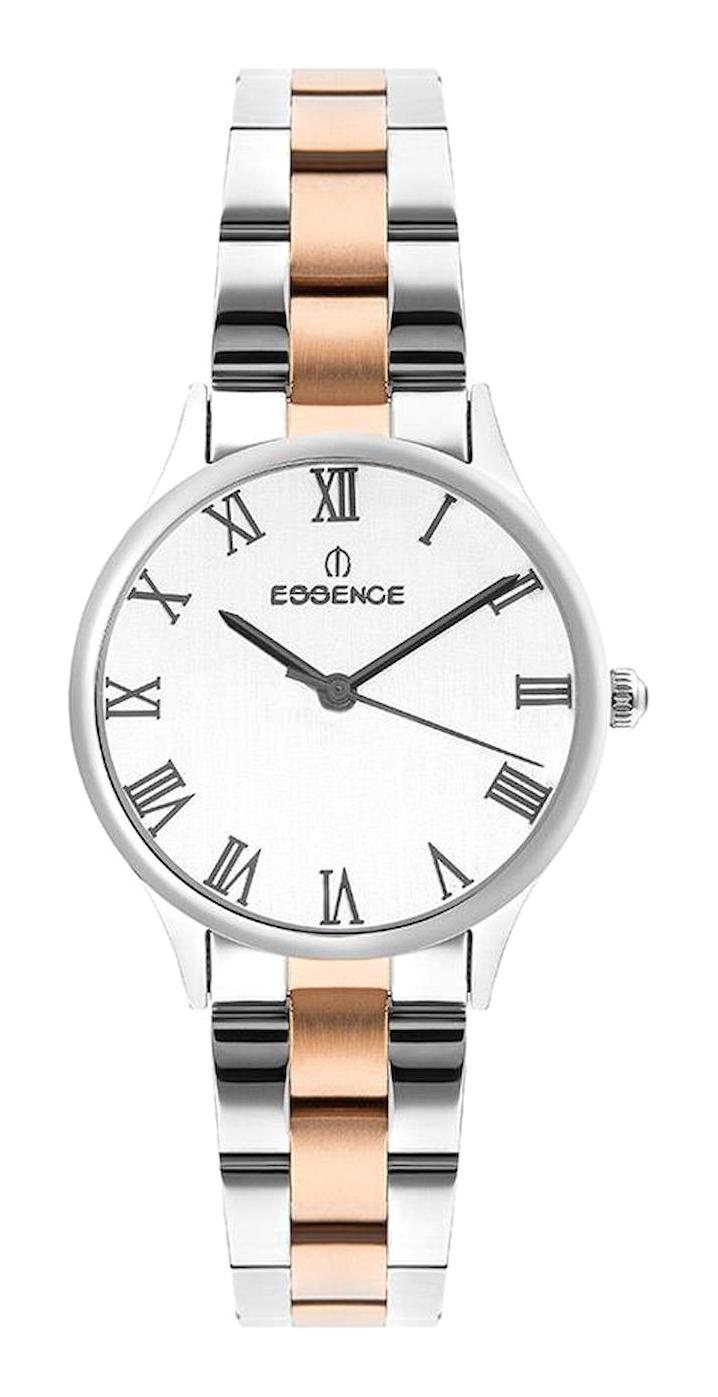 Essence ES6768FE.530 33 mm Gri-Rose Gold Çelik Kordon Analog Kadın Kol Saati