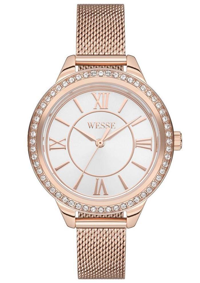 Wesse WWL500701M 34 mm Rose Gold Çelik Kordon Analog Kadın Kol Saati