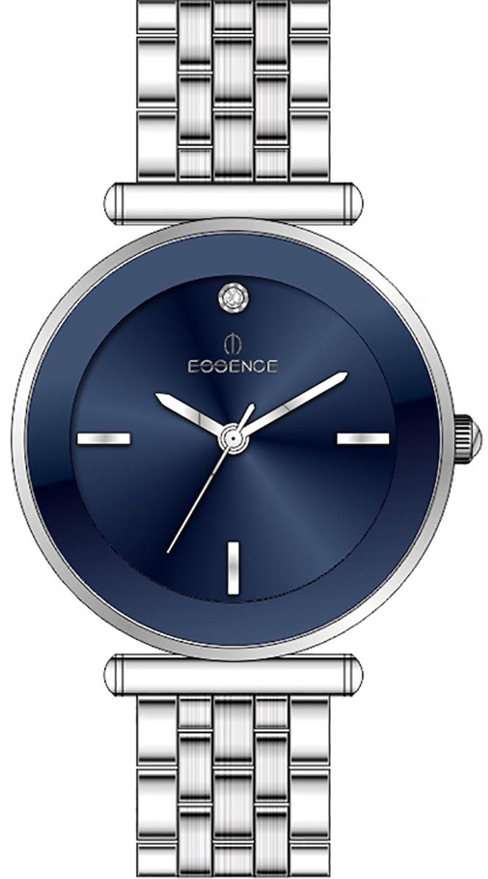 Essence D1131.390 30 mm Gri Çelik Kordon Analog Kadın Kol Saati