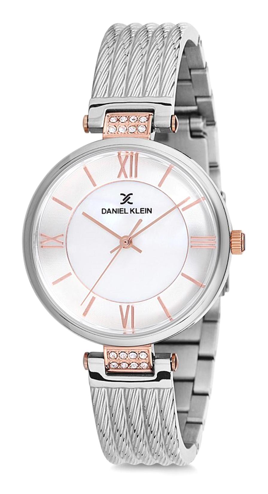 Daniel Klein DK02368B-01 35 mm Gri Çelik Kordon Analog Kadın Kol Saati