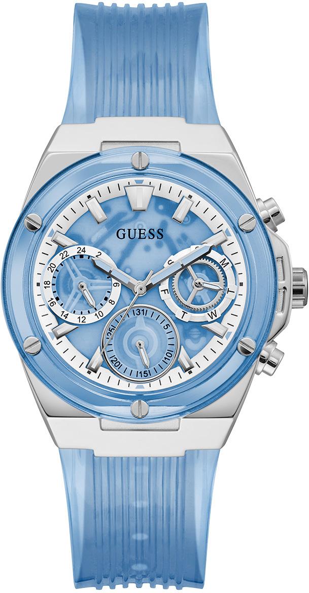Guess GUGW0409L1 Takvimli 39 mm Mavi Silikon Kordon Analog Kadın Kol Saati