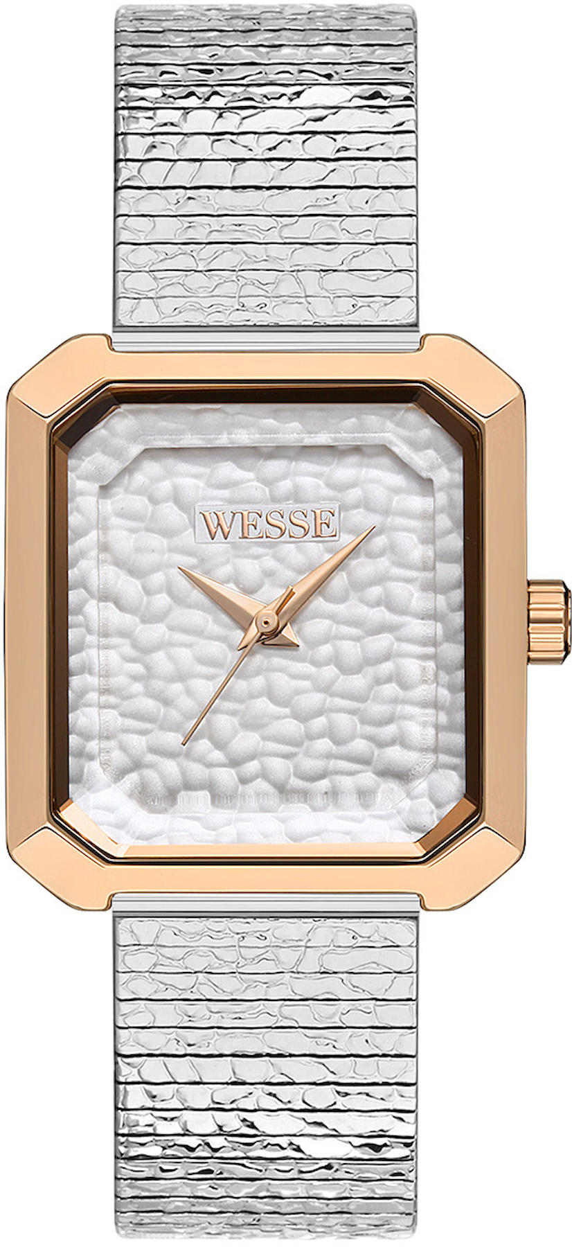 Wesse WWL111402 27 mm Gri Çelik Kordon Analog Kadın Kol Saati