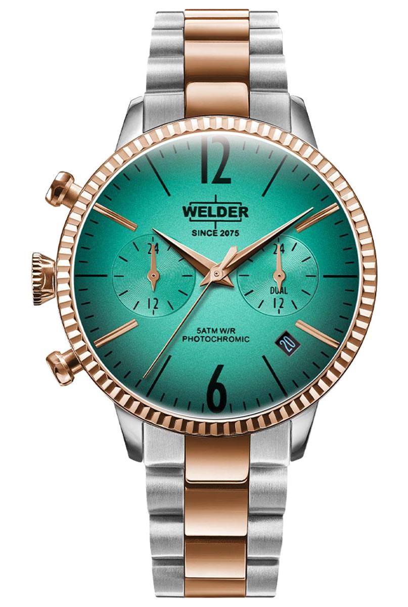 Welder Watch WWRC619 Takvimli 40 mm Gri-Rose Gold Çelik Kordon Analog Kadın Kol Saati