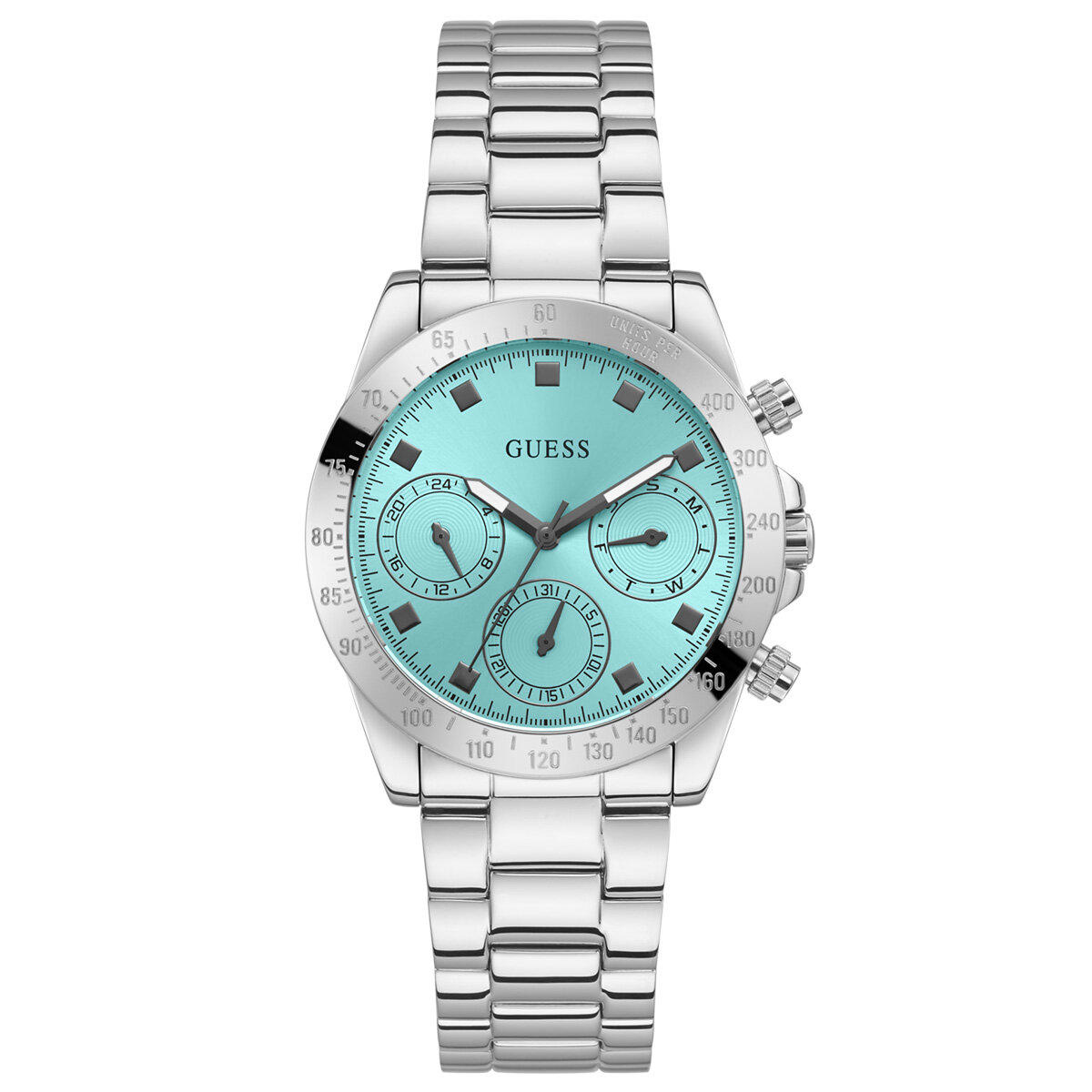 Guess GUGW0314L4 Takvimli 38 mm Gri Çelik Kordon Analog Kadın Kol Saati