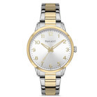 Ferrucci FRC.14324M.05 36 mm Altın-Gri Çelik Kordon Analog Kadın Kol Saati