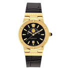 Versace VRSCVE7G00123 38 mm Siyah Çelik Kordon Analog Kadın Kol Saati