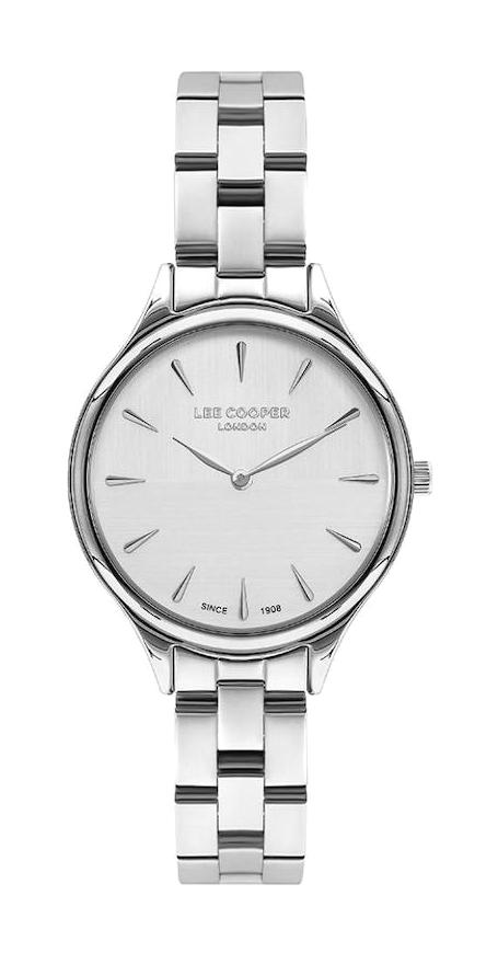 Lee Cooper LC07568.330 40 mm Gri Çelik Kordon Analog Kadın Kol Saati