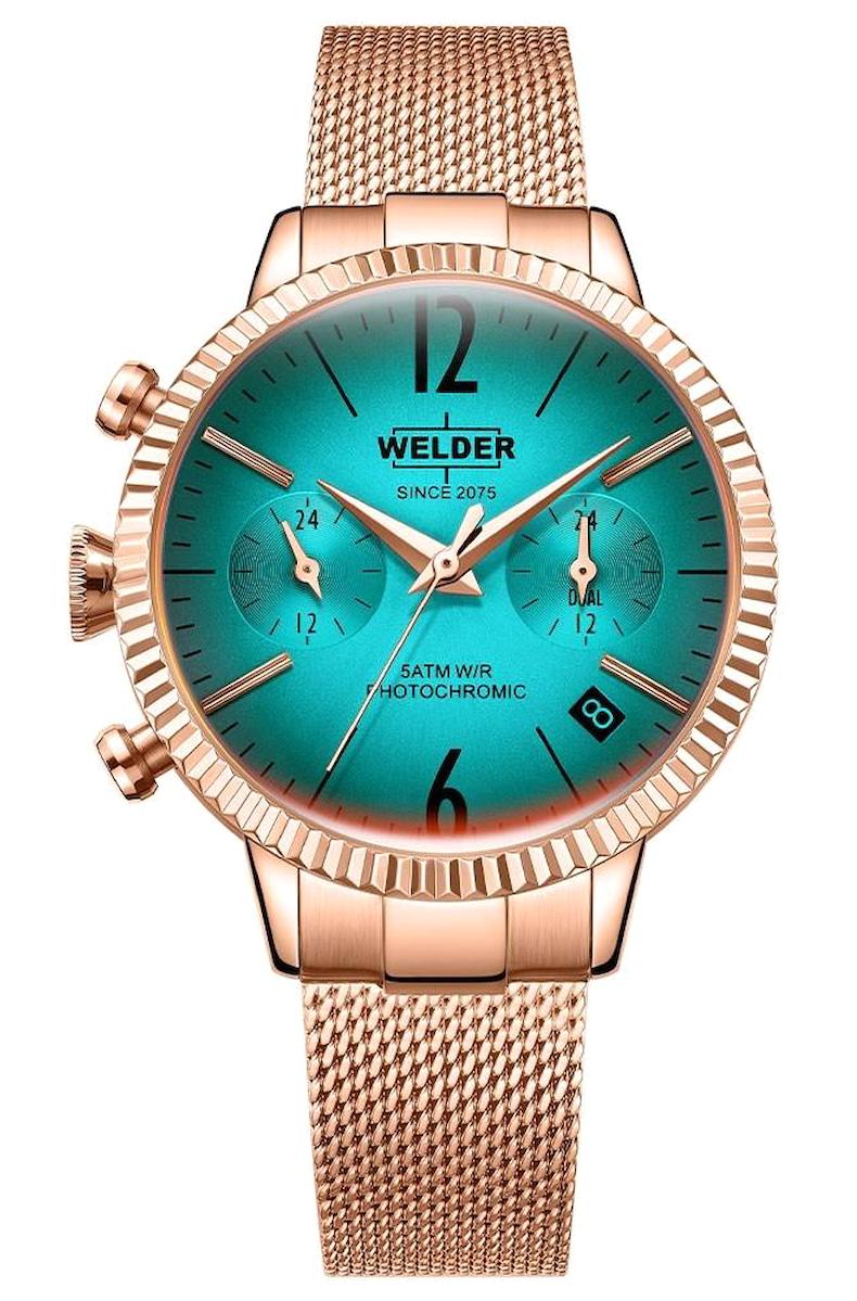 Welder Watch WWRC744 Takvimli 36 mm Rose Gold Çelik Kordon Analog Kadın Kol Saati