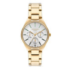 Lee Cooper LC07863.170 Takvimli 40 mm Altın Çelik Kordon Analog Kadın Kol Saati