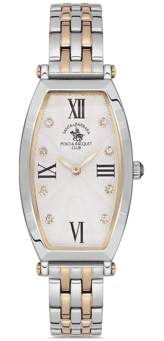 Santa Barbara Polo & Racquet Club SB.1.10120.5 30-35 mm Gri-Rose Gold Çelik Kordon Analog Kadın Kol Saati