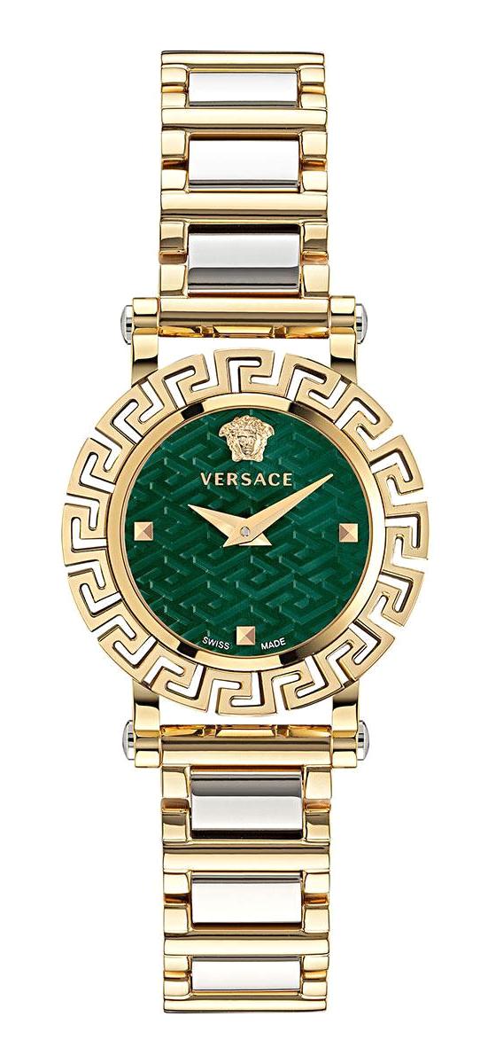 Versace VRSCVE2Q00622 30 mm Altın-Gri Çelik Kordon Analog Kadın Kol Saati