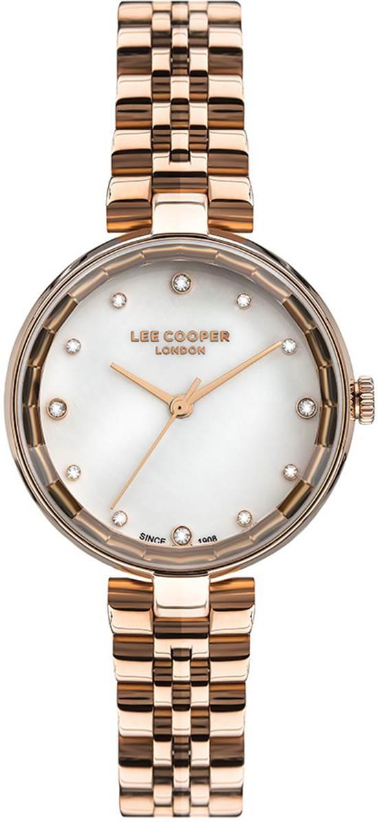 Lee Cooper LC07245.420 40 mm Altın Çelik Kordon Analog Kadın Kol Saati