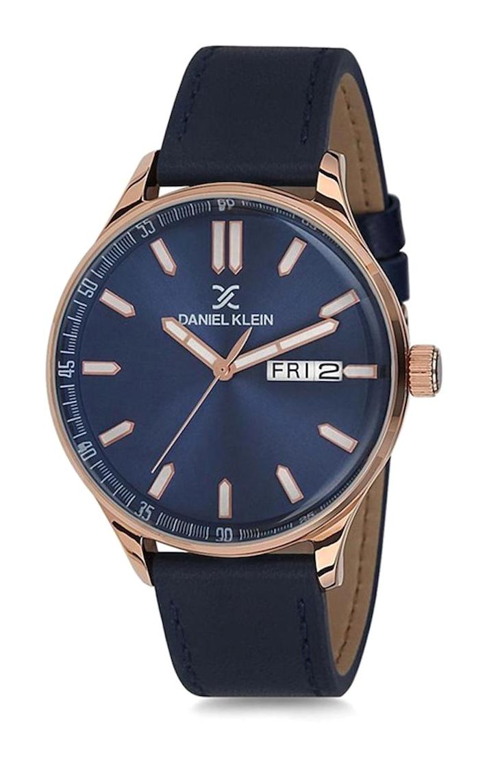 Daniel Klein DK012149J-04 Takvimli 34 mm Lacivert Çelik Kordon Analog Kadın Kol Saati