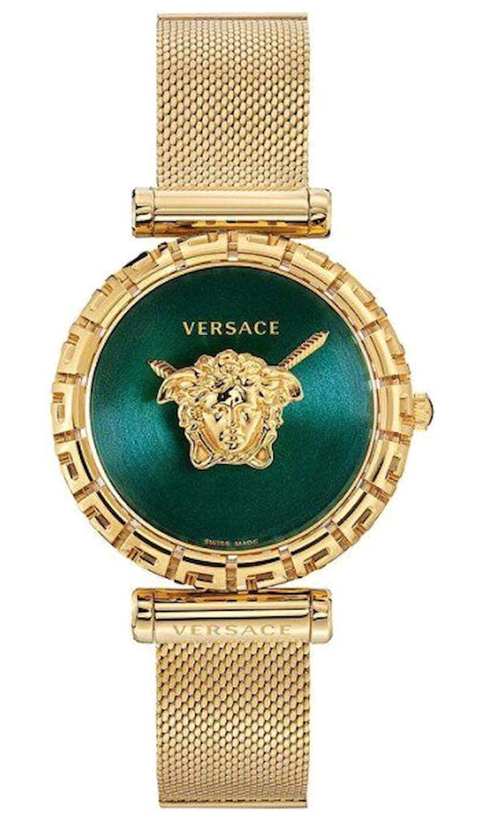 Versace VEDV00819 37 mm Altın Hasır Kordon Analog Kadın Kol Saati