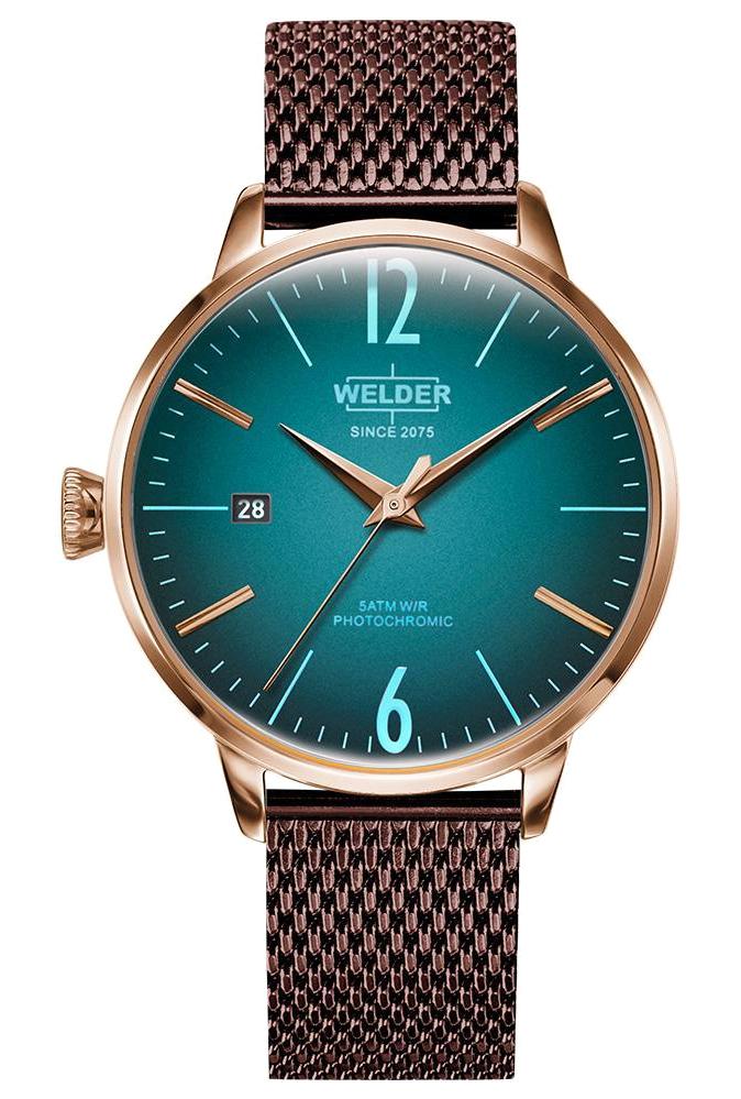 Welder Watch WRC644 Takvimli 38 mm Rose Gold Çelik Kordon Analog Kadın Kol Saati