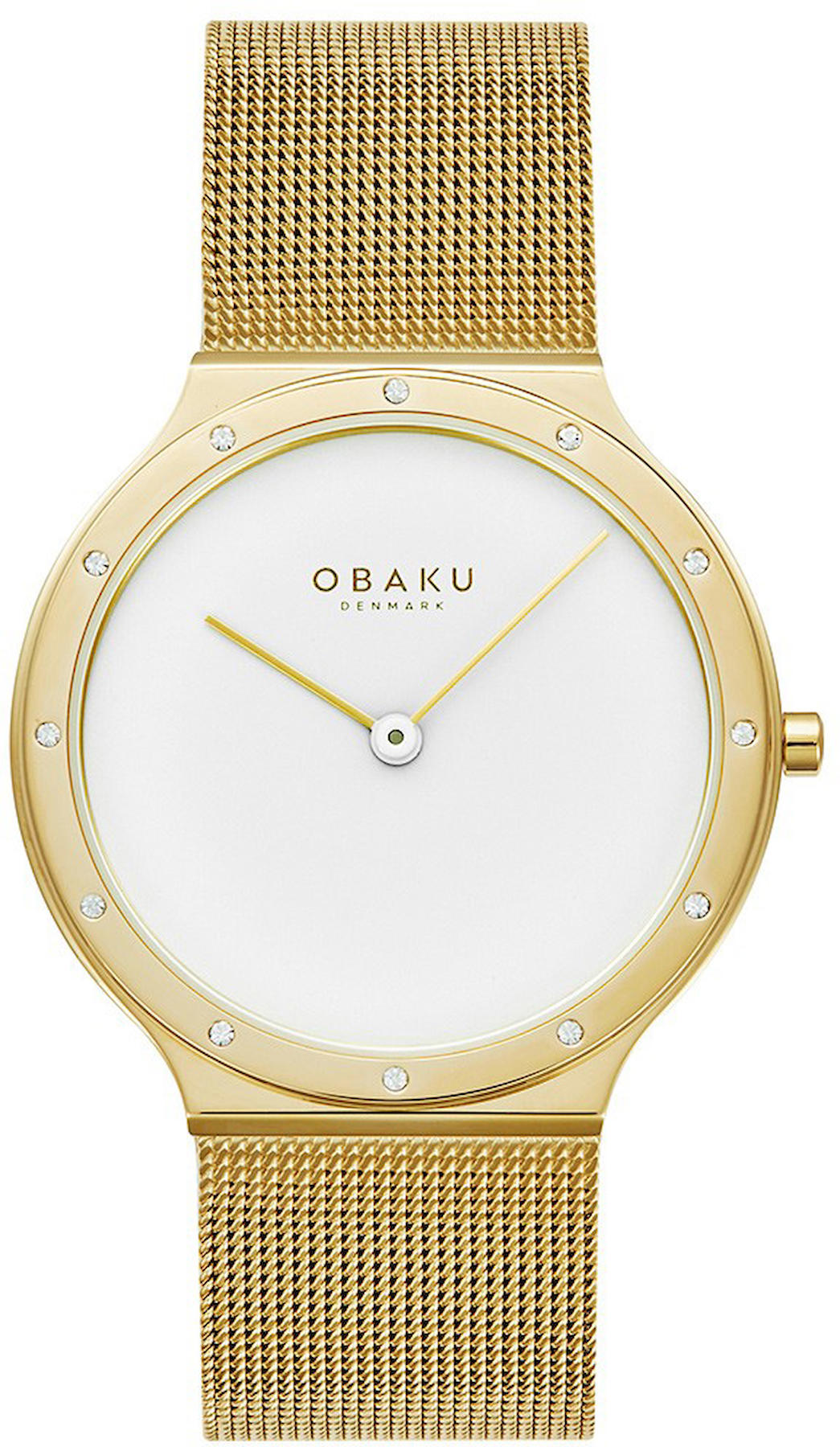Obaku Denmark V285LEGWMG 33 mm Altın Çelik Kordon Analog Kadın Kol Saati