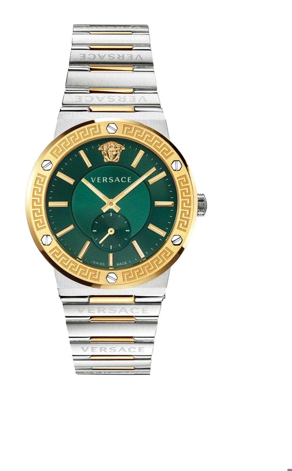 Versace VRSCVEVI00420 27 mm Altın-Gri Çelik Kordon Analog Kadın Kol Saati
