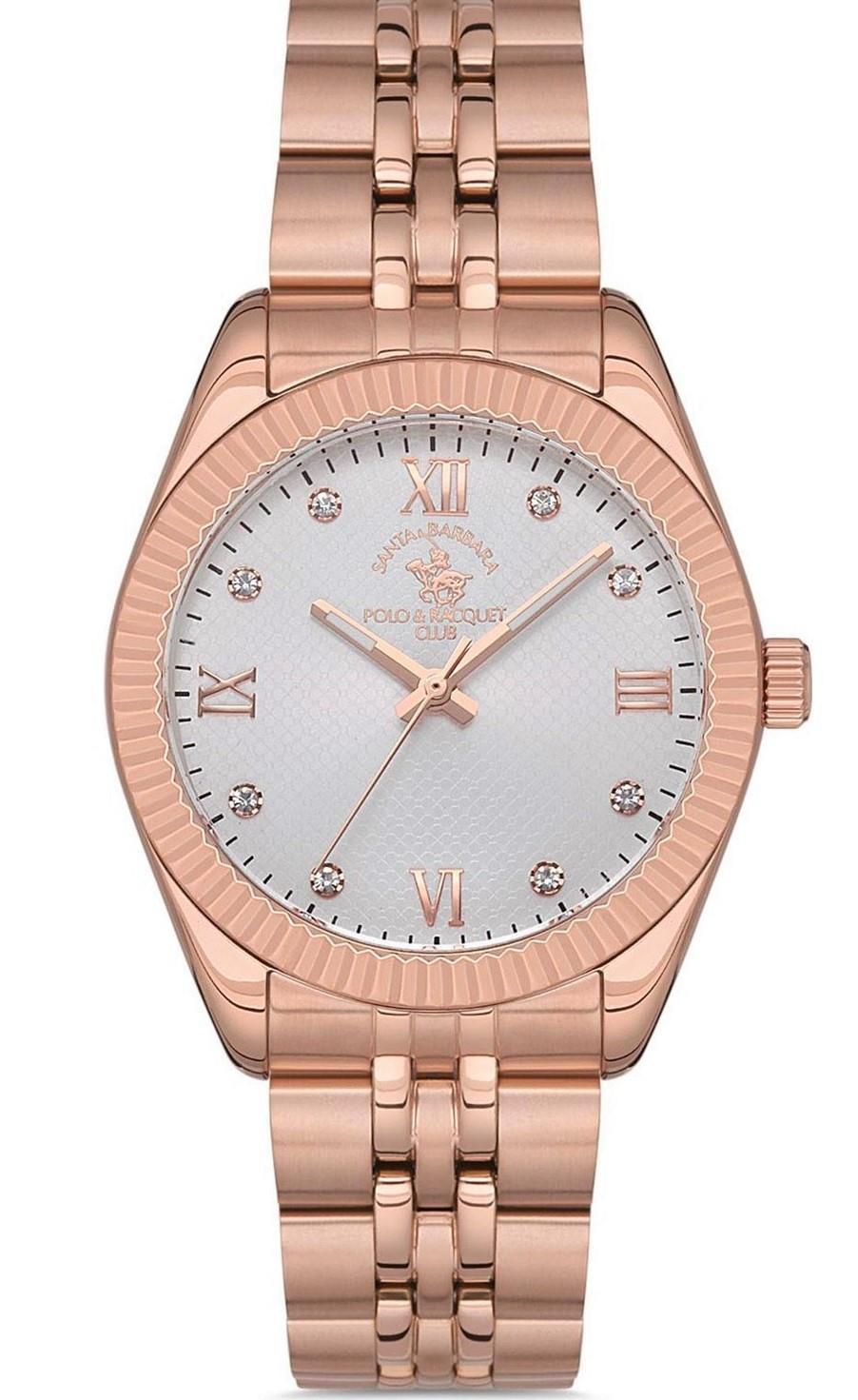 Santa Barbara Polo & Racquet Club SB.1.10125.5 35 mm Rose Gold Çelik Kordon Analog Kadın Kol Saati