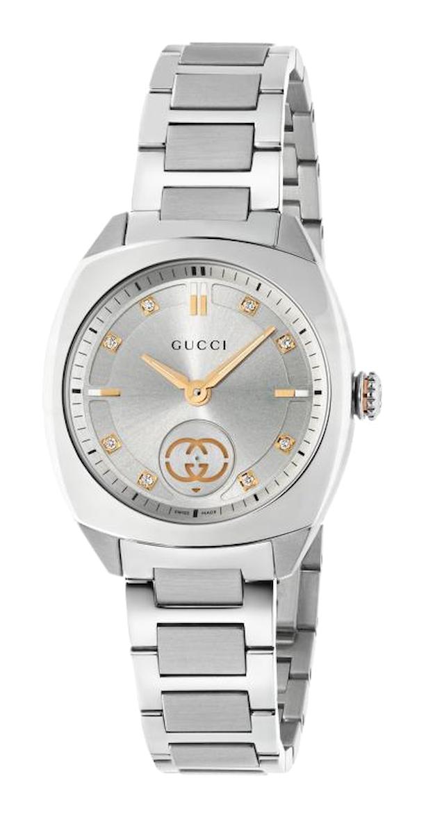 Gucci YA142510 36 mm Gri Çelik Kordon Analog Kadın Kol Saati