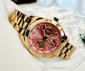 Jg. Polo Club JPC.0124-B02359C-02 Takvimli 33 mm Altın Çelik Kordon Analog Kadın Kol Saati