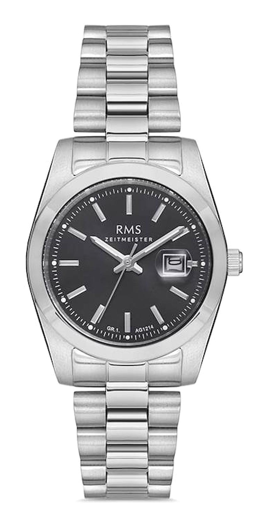 Grand Romanson GR.1.AG1214.15 Takvimli 36 mm Gri Çelik Kordon Analog Kadın Kol Saati